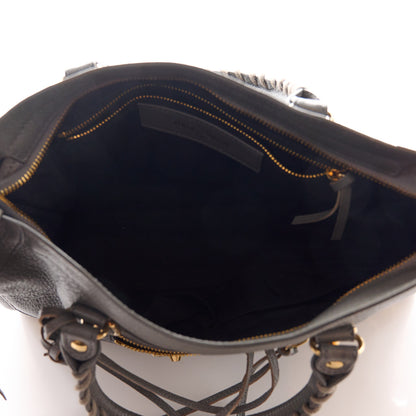 Balenciaga Chevre Gold Metallic Edge Hardware S City Gris Acier 6 of 11