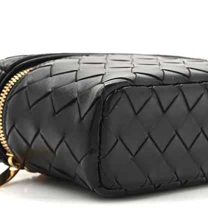 Bottega Veneta Calfskin Intrecciato Bang Bang Vanity Case Black 8 of 9