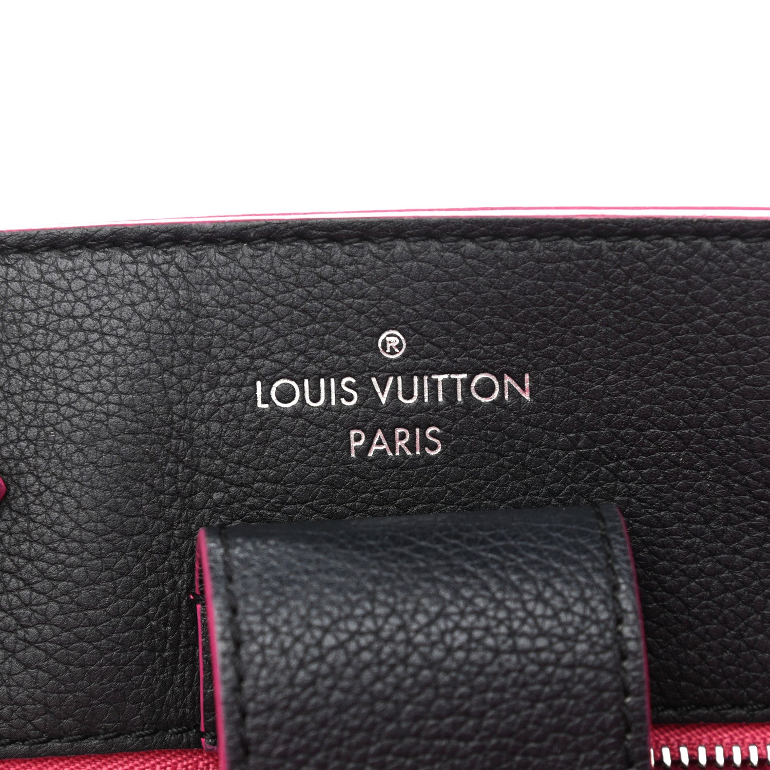 Louis Vuitton Calfskin Lockme Bucket Black 7 of 13