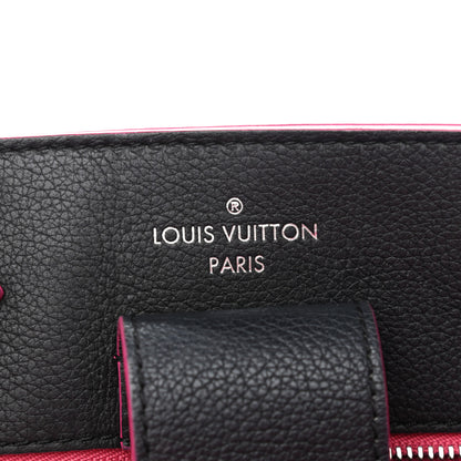 Louis Vuitton Calfskin Lockme Bucket Black 7 of 13