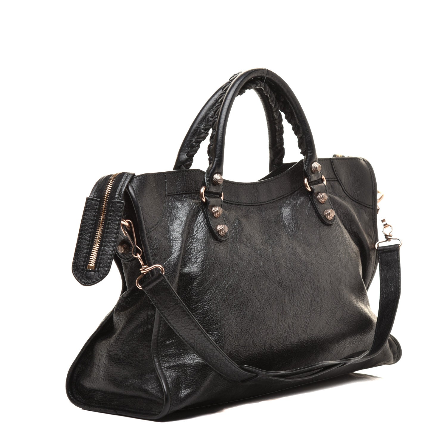 Balenciaga Agneau Giant 12 Rose Gold Hardware City Black 3 of 9