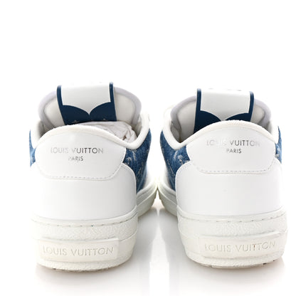 Louis Vuitton Denim Charlie Trainers 36 White Blue 6 of 11