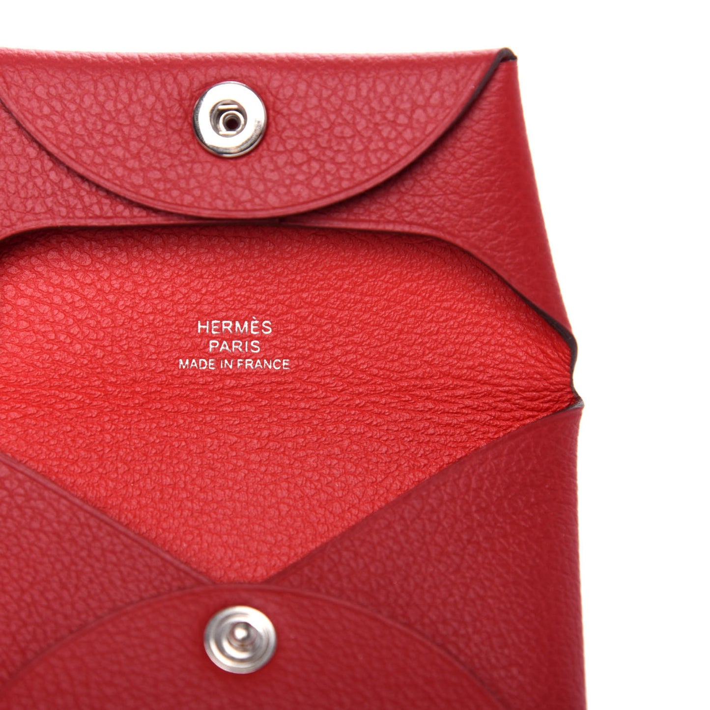 Evercolor Bastia Verso Coin Purse Rouge Piment Rouge de Coeur