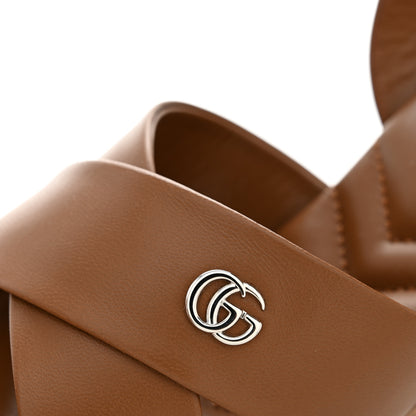 Gucci Nappa Charlotte GG Platform Sandals 36.5 Sundial 9 of 11