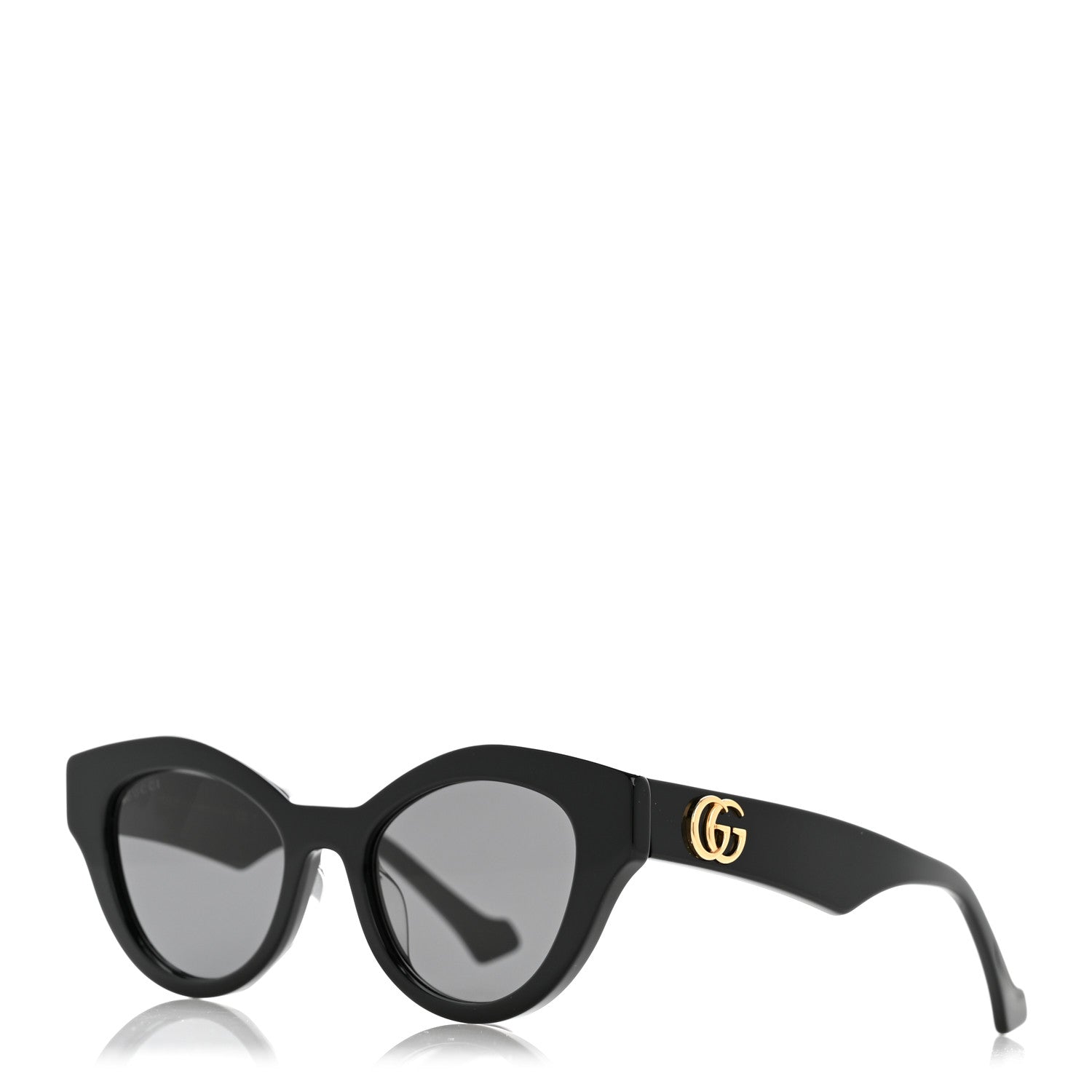 Gucci Acetate Cat Eye Sunglasses GG0957S Black 1 of 11