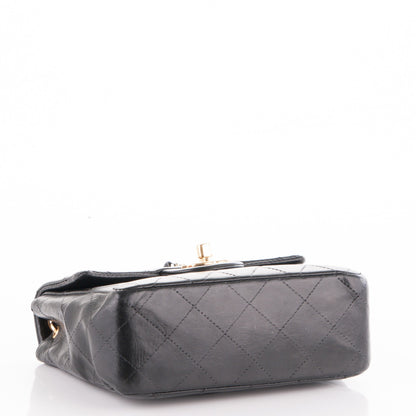 Chanel Lambskin Quilted Mini Square Flap Black 4 of 5