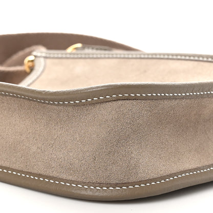 Hermes Veau Grizzly Taurillon Clemence Evelyne TPM Gris Caillou Etoupe 9 of 10