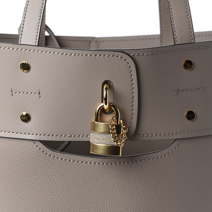 Chloe Smooth Grained Calfskin Small Aby Tote Motty Grey 8 of 9
