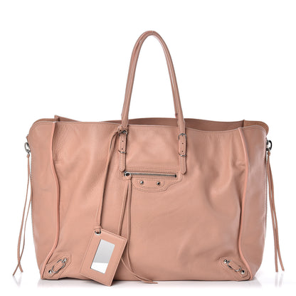 Balenciaga Veau Papier A4 Zip Around Tote Rose Aubepine 1 of 9