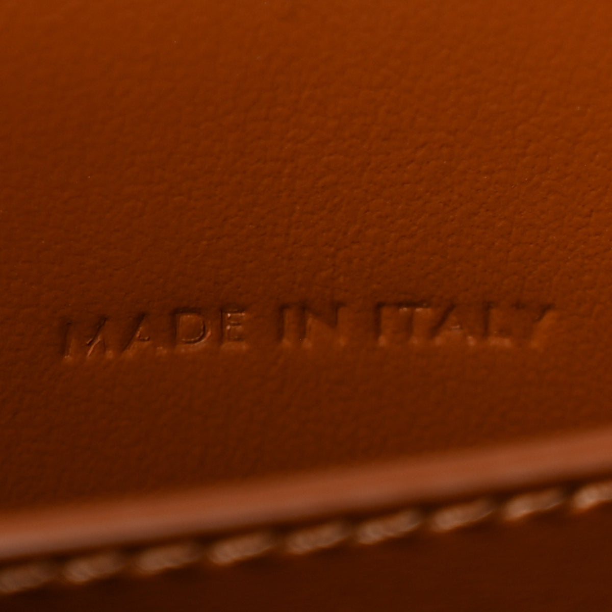 Celine Triomphe Canvas Calfskin Tabou Clutch on Strap Tan 7 of 13