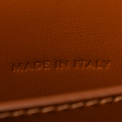 Celine Triomphe Canvas Calfskin Tabou Clutch on Strap Tan 7 of 13