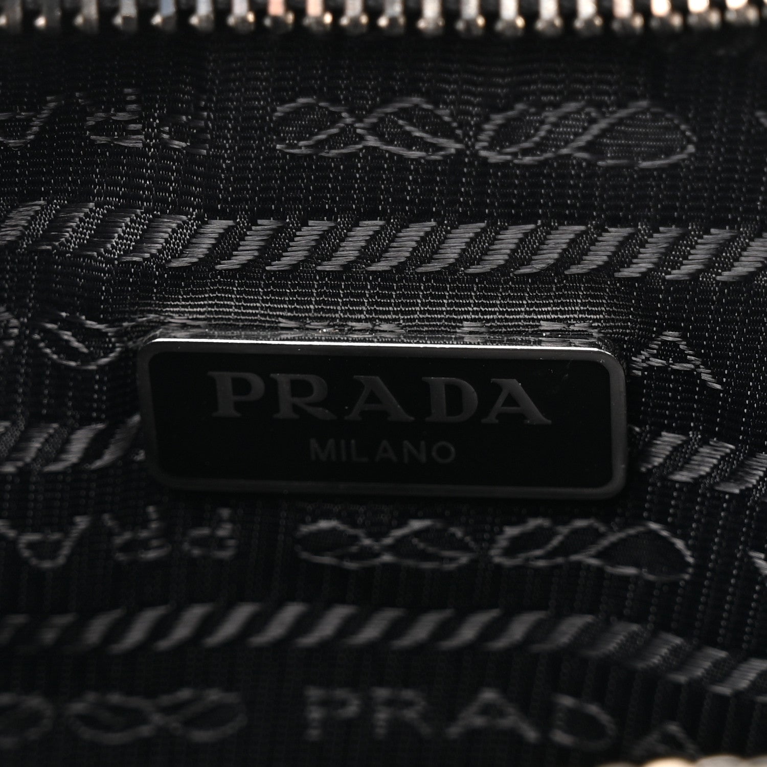 Prada Nylon Re-Edition 2005 Shoulder Bag Black 6 of 9