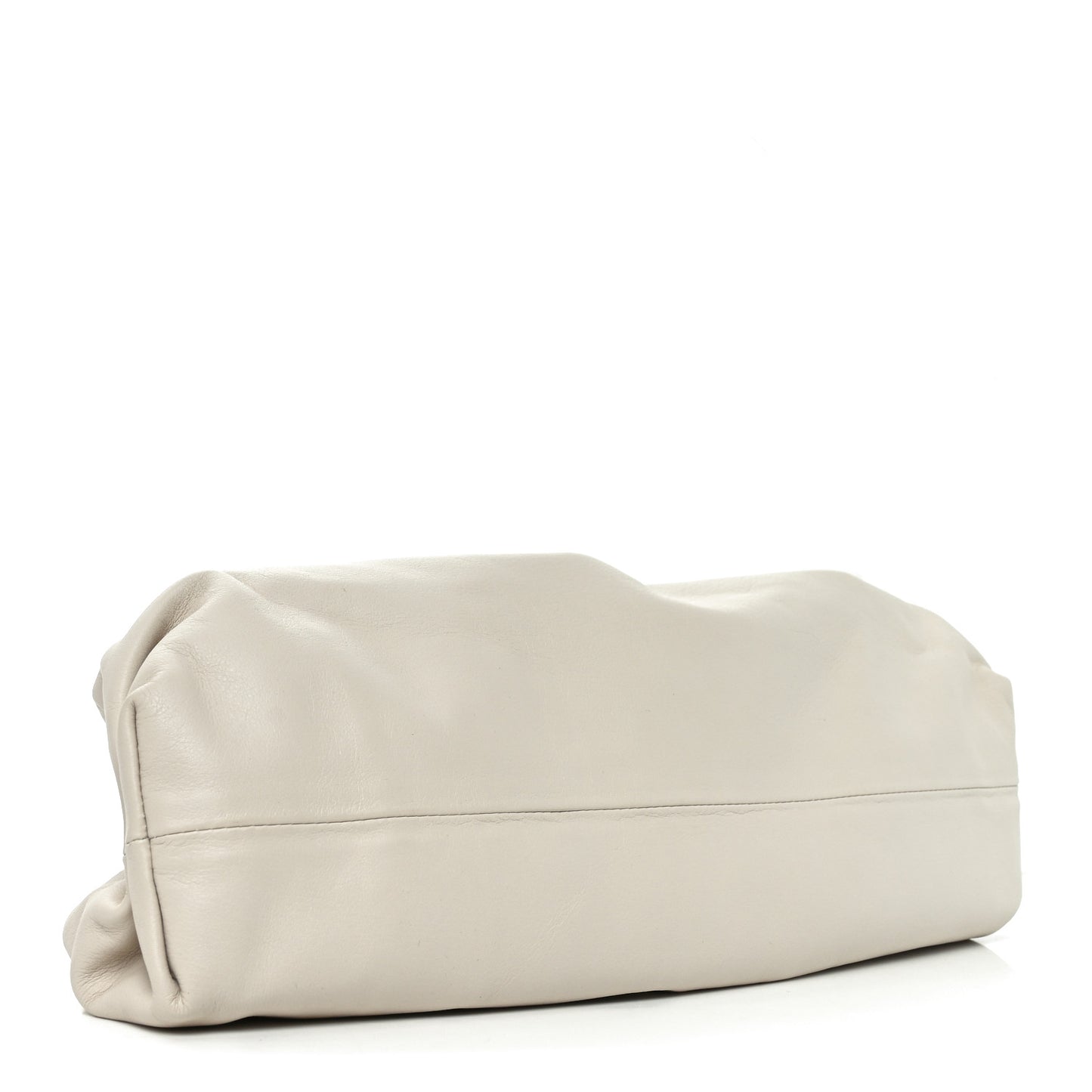 Smooth Butter Calf The Pouch Oversized Clutch Plaster