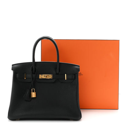 Hermes Togo BIRKIN 30 Black 11 of 11