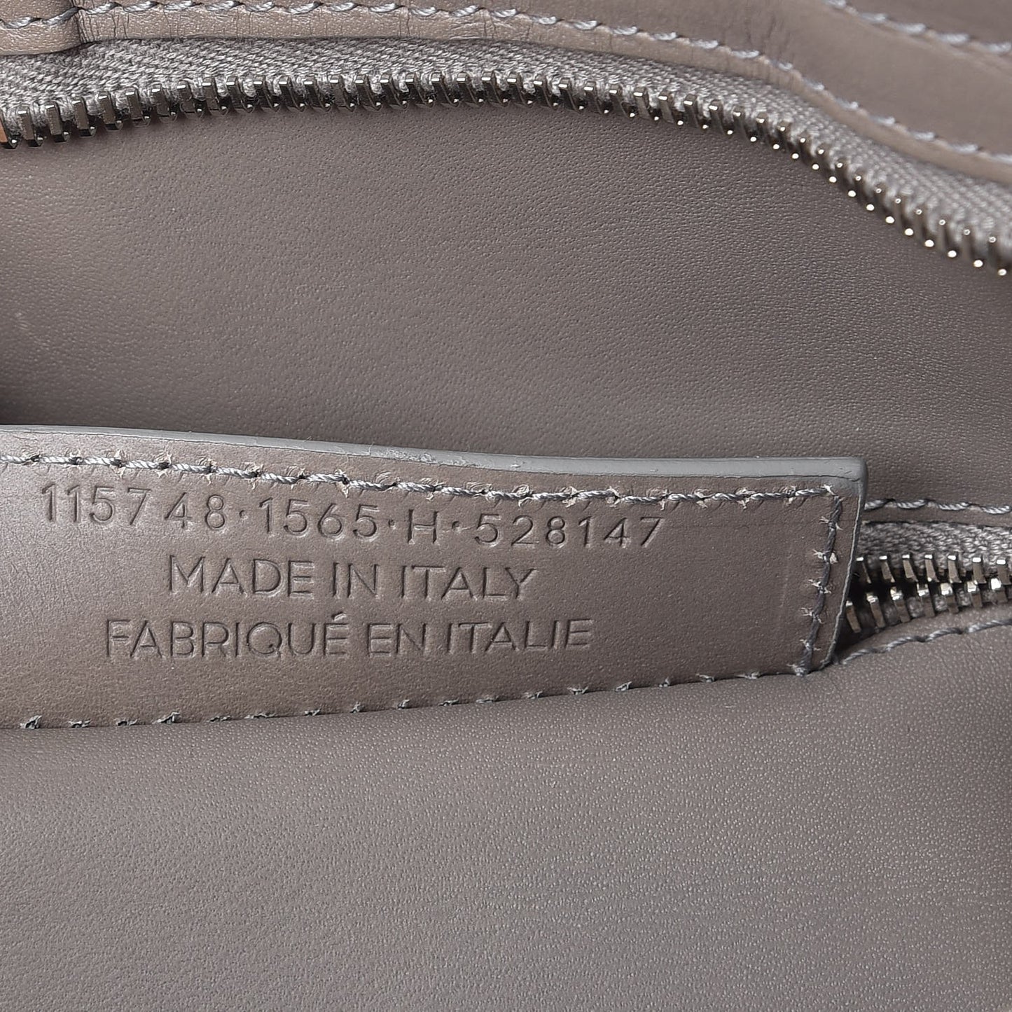 Technical Mesh Vegetable Calfskin Classic Silver Hardware City Gris Ardoise Gris Pyrite