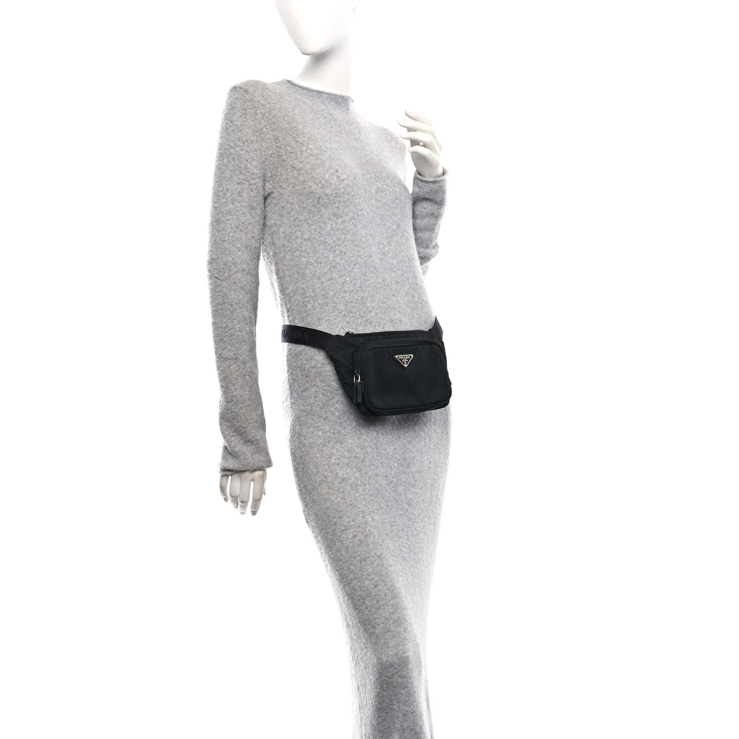 Tessuto Nylon Belt Bag Black