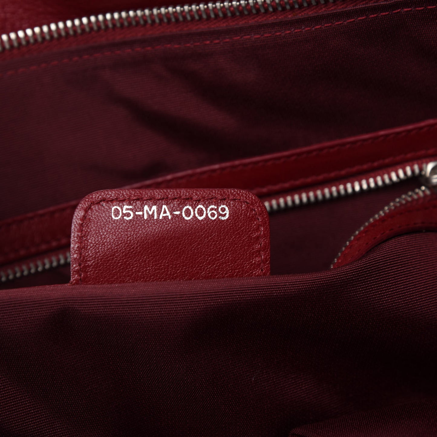 Lambskin Cannage Medium Granville Tote Red