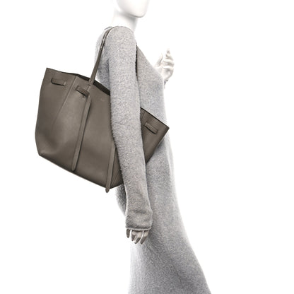 Celine Soft Grained Calfskin Small Belt Cabas Phantom Taupe 2 of 10
