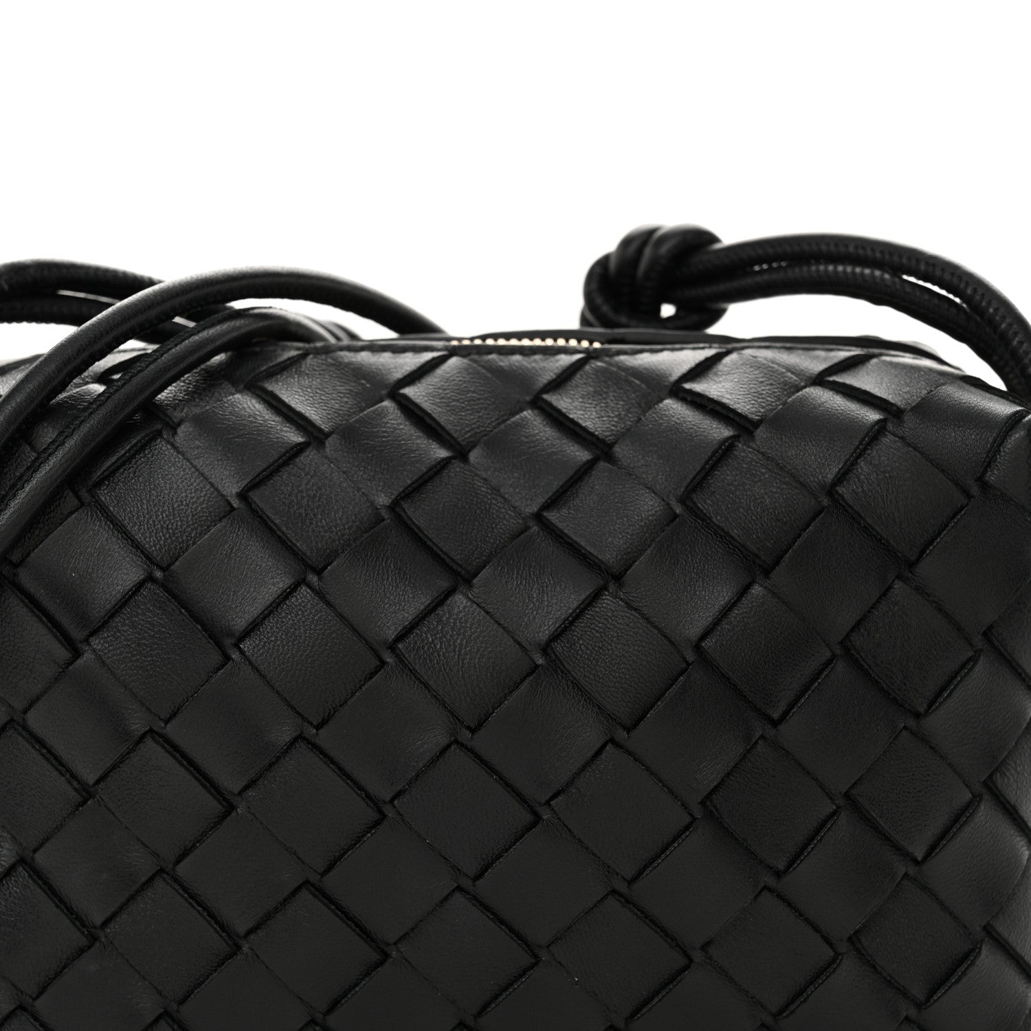 Bottega Veneta Nappa Intrecciato Mini Loop Camera Bag Black 7 of 10