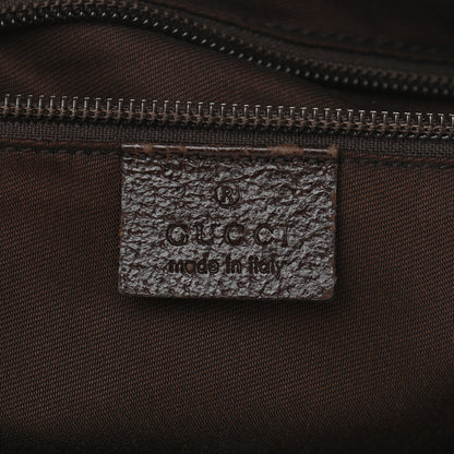 Gucci Monogram Medium Half Moon Hobo Dark Brown 8 of 10