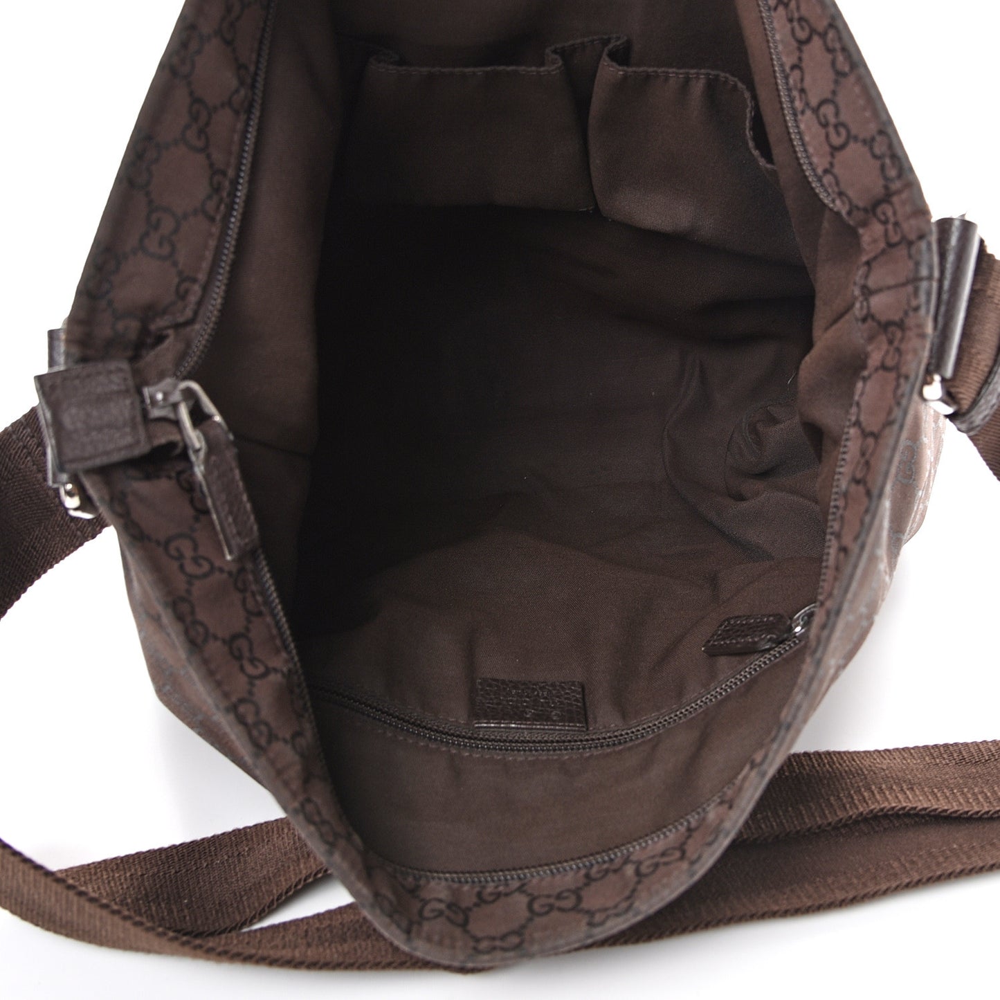 Nylon Monogram Large Messenger Brown