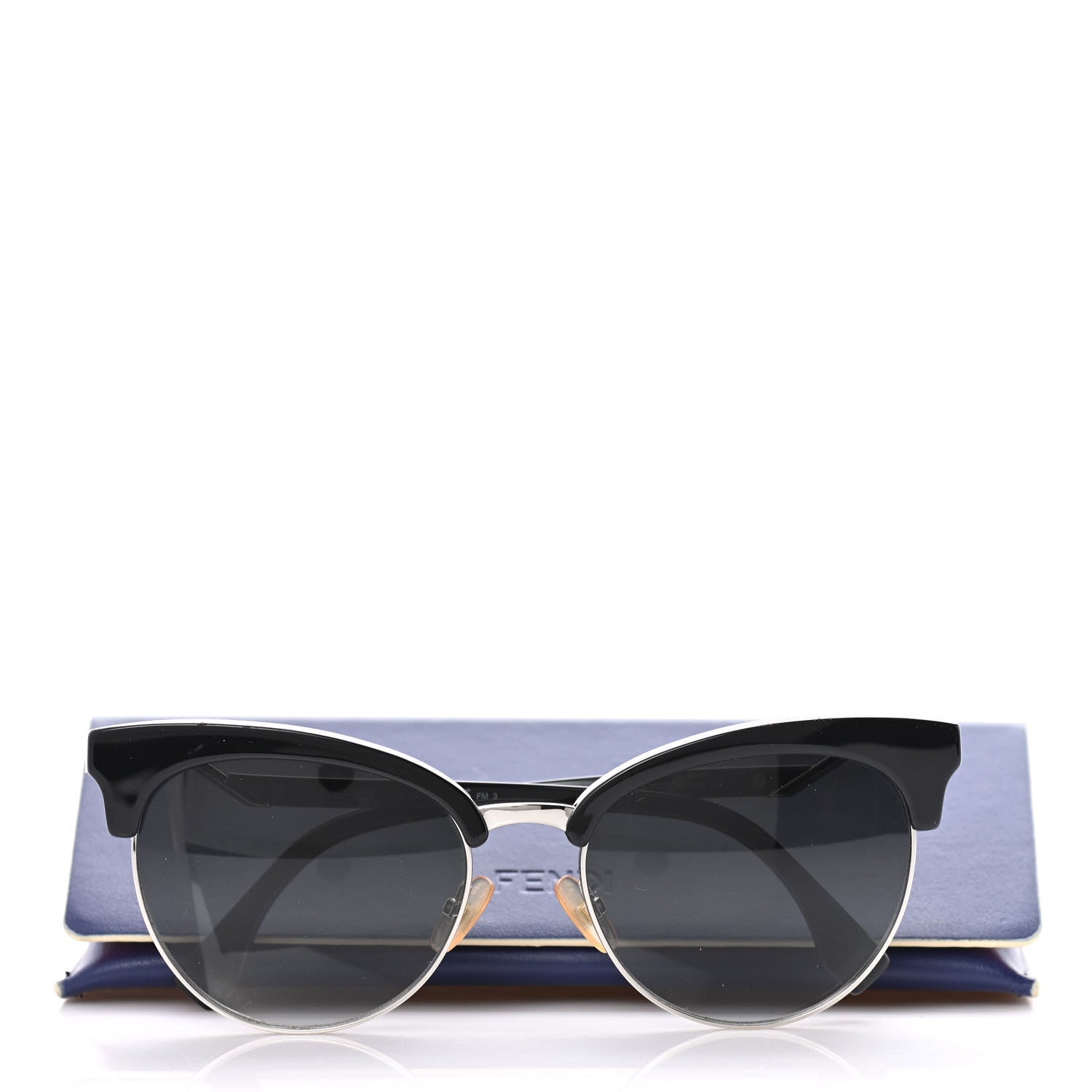 Fendi Acetate Fendi FF Sunglasses FF 0229/S Black 7 of 7