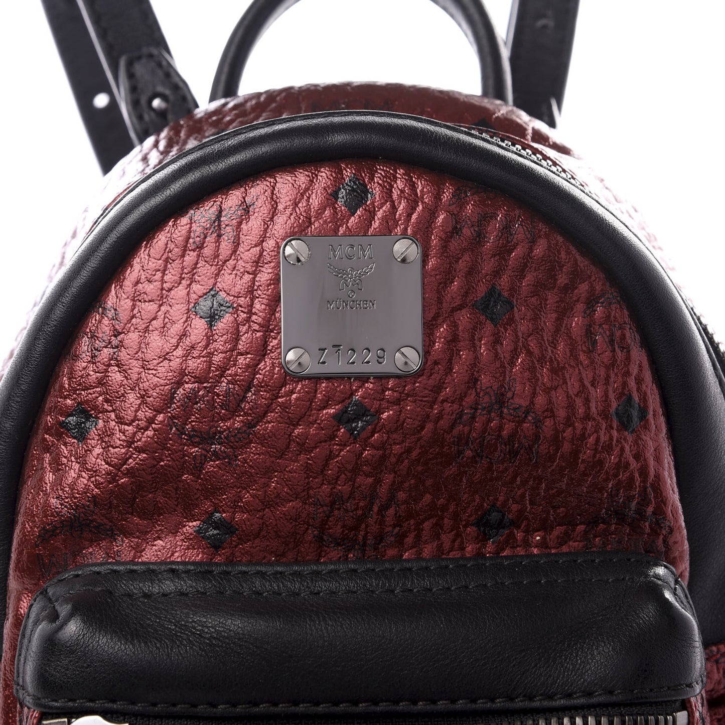 Metallic Visetos Studded X-Mini Bebe Boo Backpack Scooter