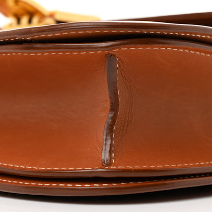 Celine Natural Calfskin Medium Classic Box Flap Bag Tan 12 of 15