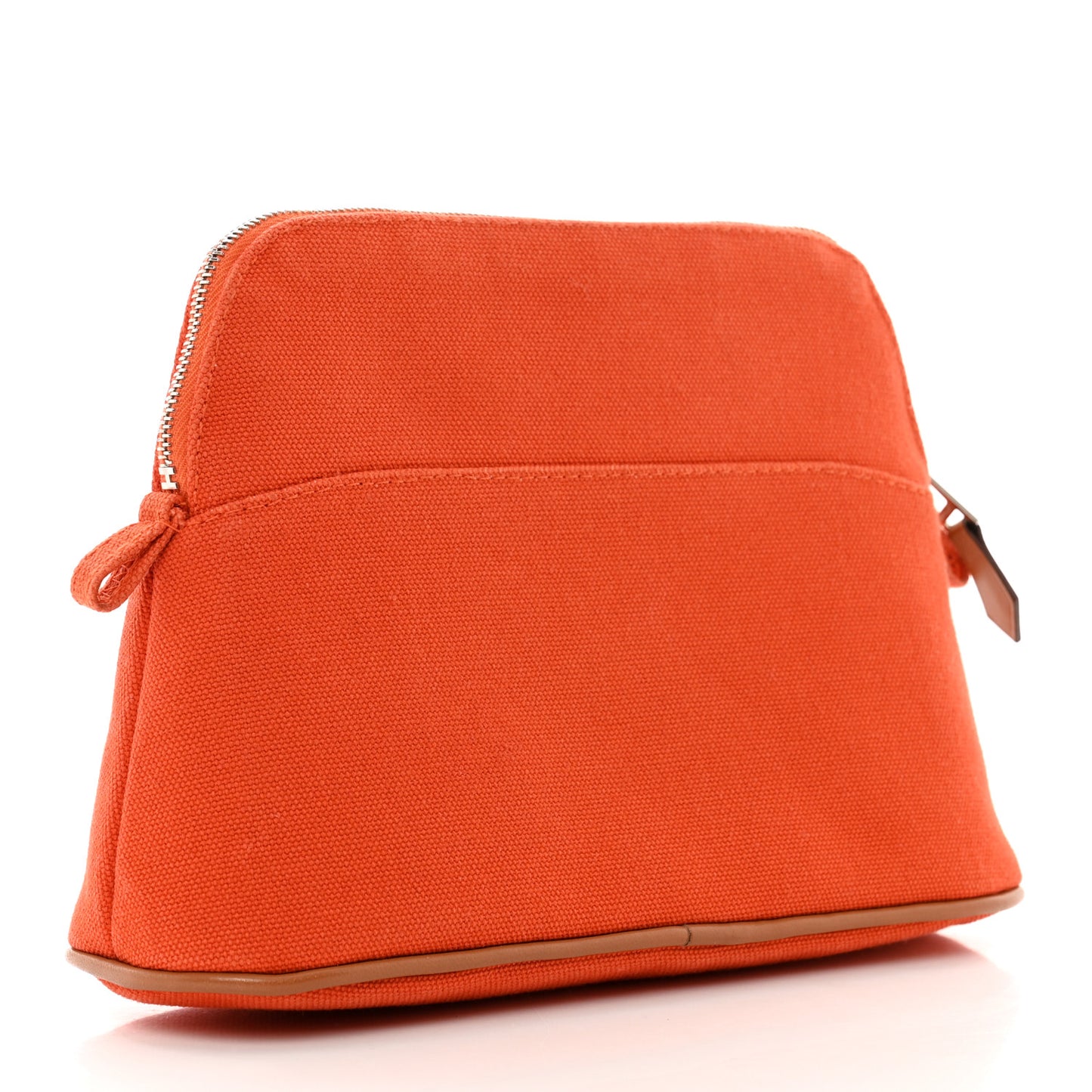 Cotton Canvas Mini Bolide Travel Cosmetic Pouch Feu