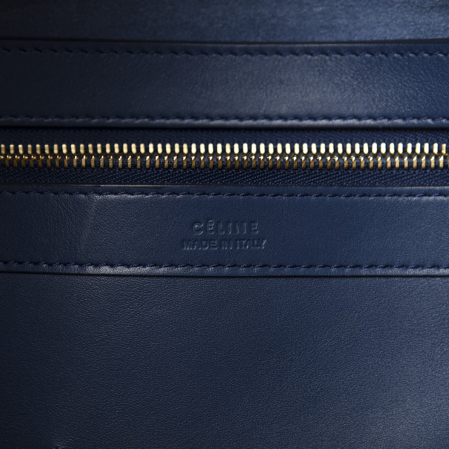 Calfskin Suede Medium Phantom Luggage Cabas Yellow Blue