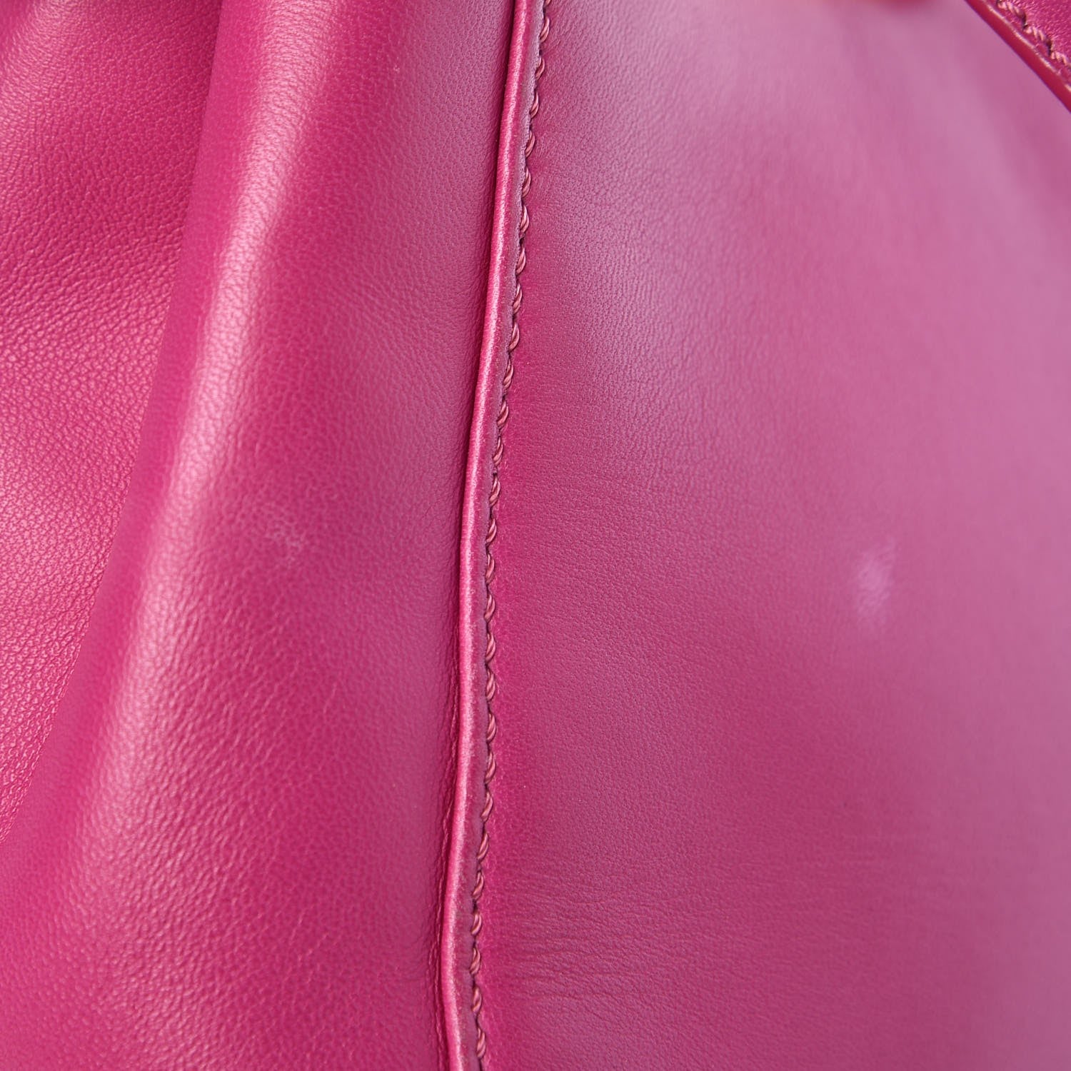 Fendi Nappa Mini Peekaboo Iconic Satchel Magenta 14 of 14