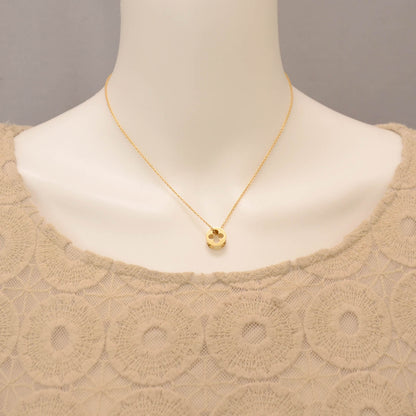 Louis Vuitton 18K Yellow Gold Empreinte Pendant Necklace 2 of 4