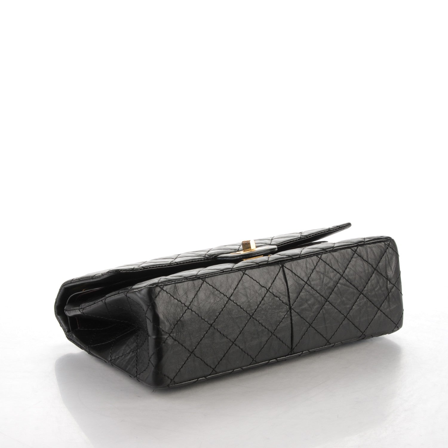 Chanel Aged Calfskin Quilted 2.55 Reissue 226 Flap Black 4 of 7