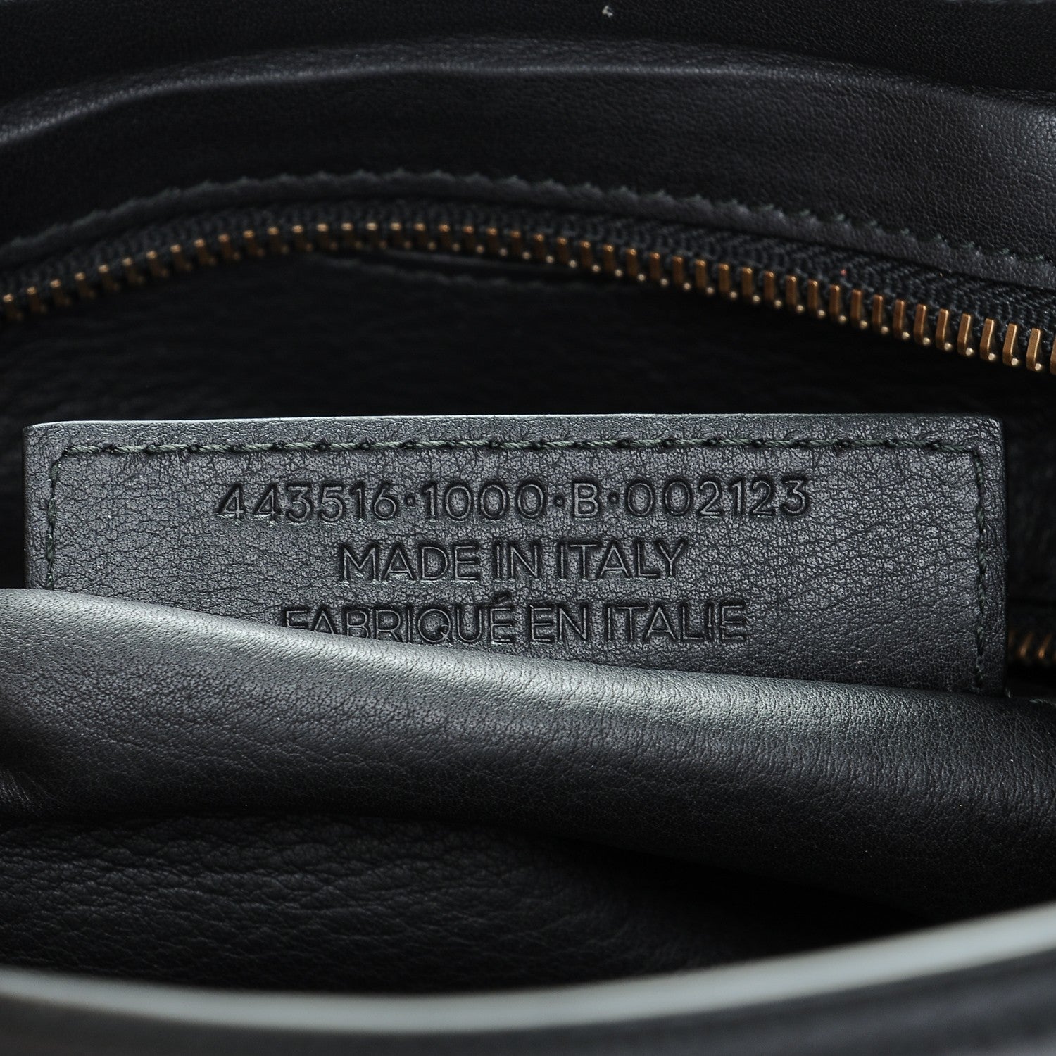 Balenciaga Veau Soyeux Perforated Blackout Hardware S City Black 7 of 7