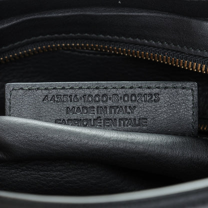 Balenciaga Veau Soyeux Perforated Blackout Hardware S City Black 7 of 7