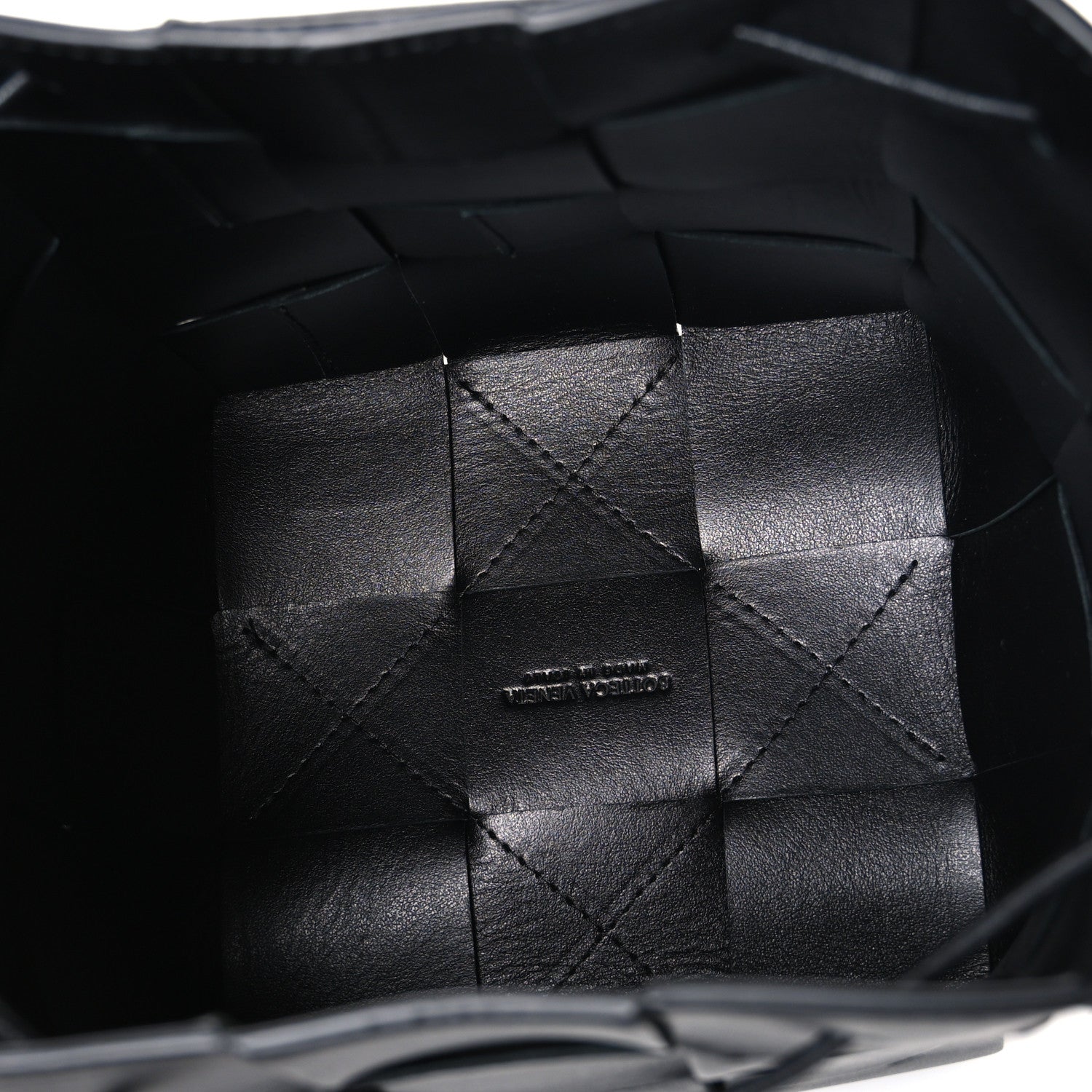 Bottega Veneta Nappa Maxi Intrecciato Cassette Bucket Bag Black 5 of 9