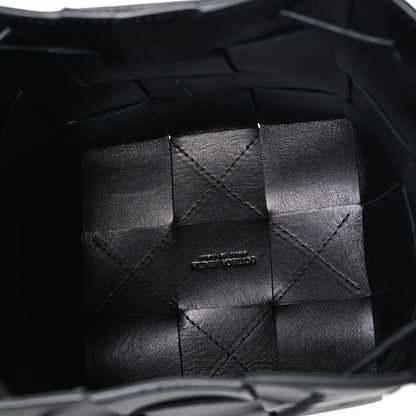 Bottega Veneta Nappa Maxi Intrecciato Cassette Bucket Bag Black 5 of 9