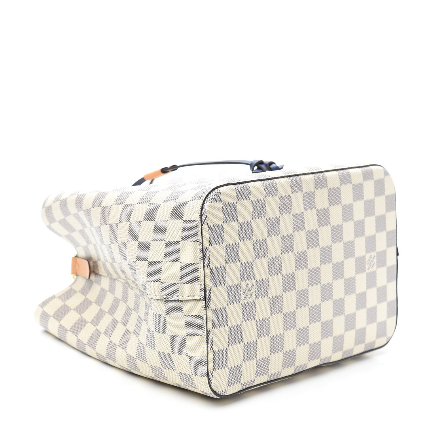 Louis Vuitton Damier Azur Braided Neonoe MM Blue 4 of 10