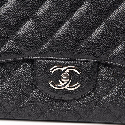Chanel Caviar Quilted Maxi Single Flap Black 9 of 13