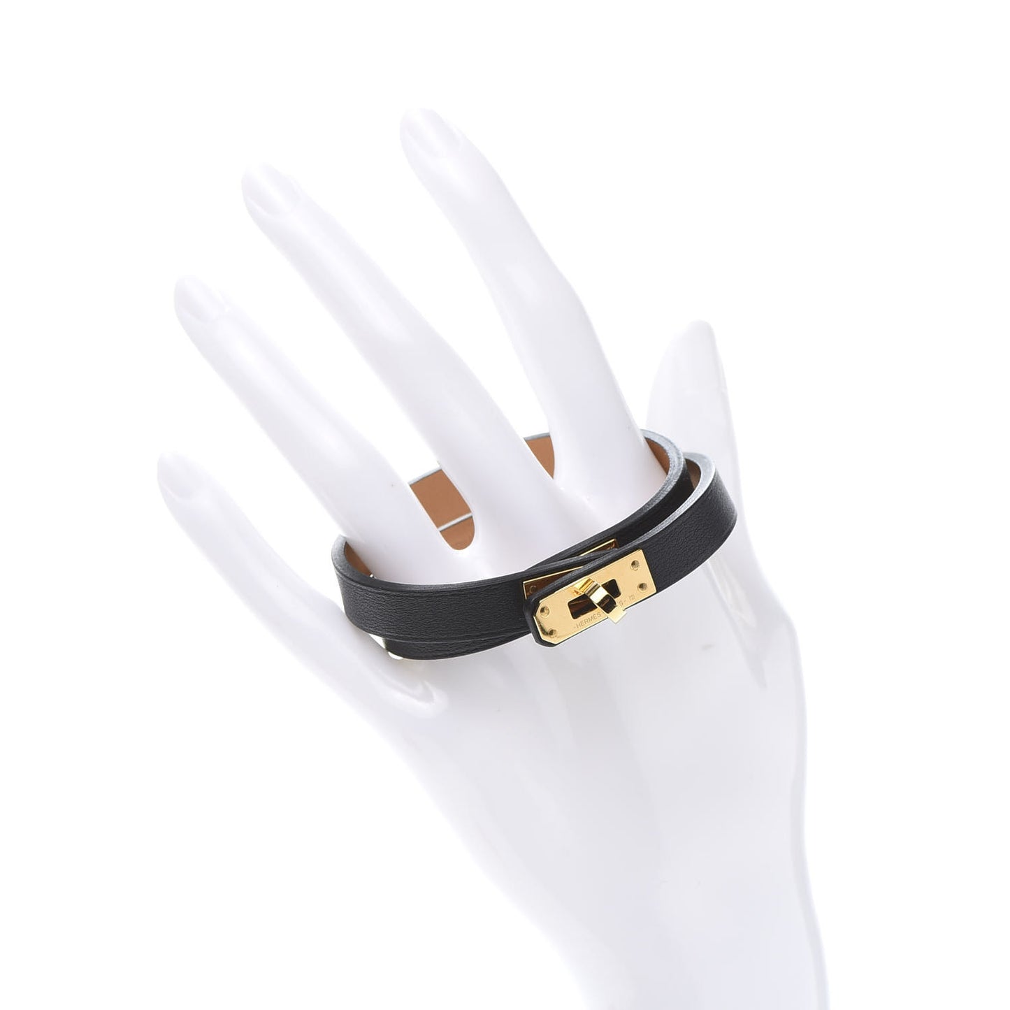 Swift Mini Kelly Double Tour Bracelet T3 Black