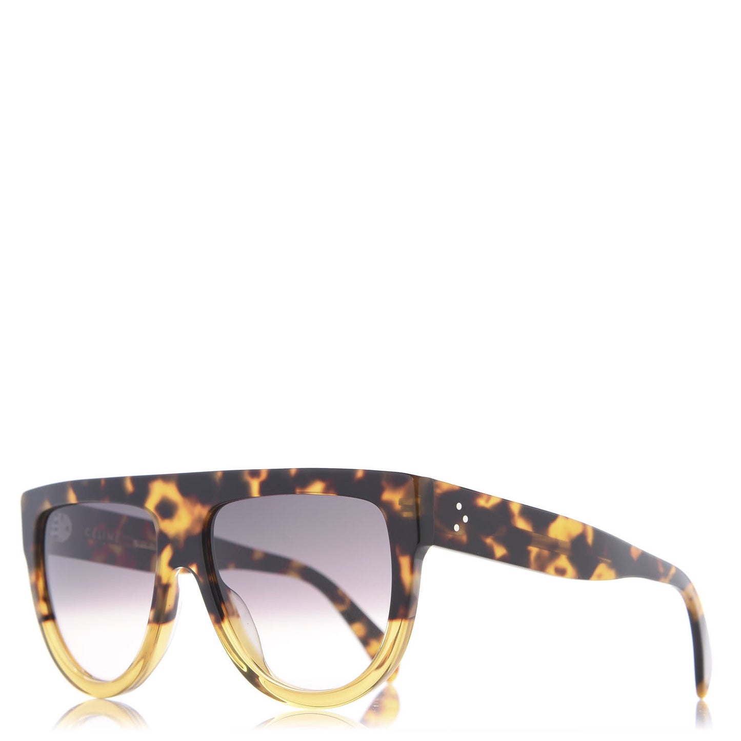 Acetate Aviator Sunglasses CL40001l Havana