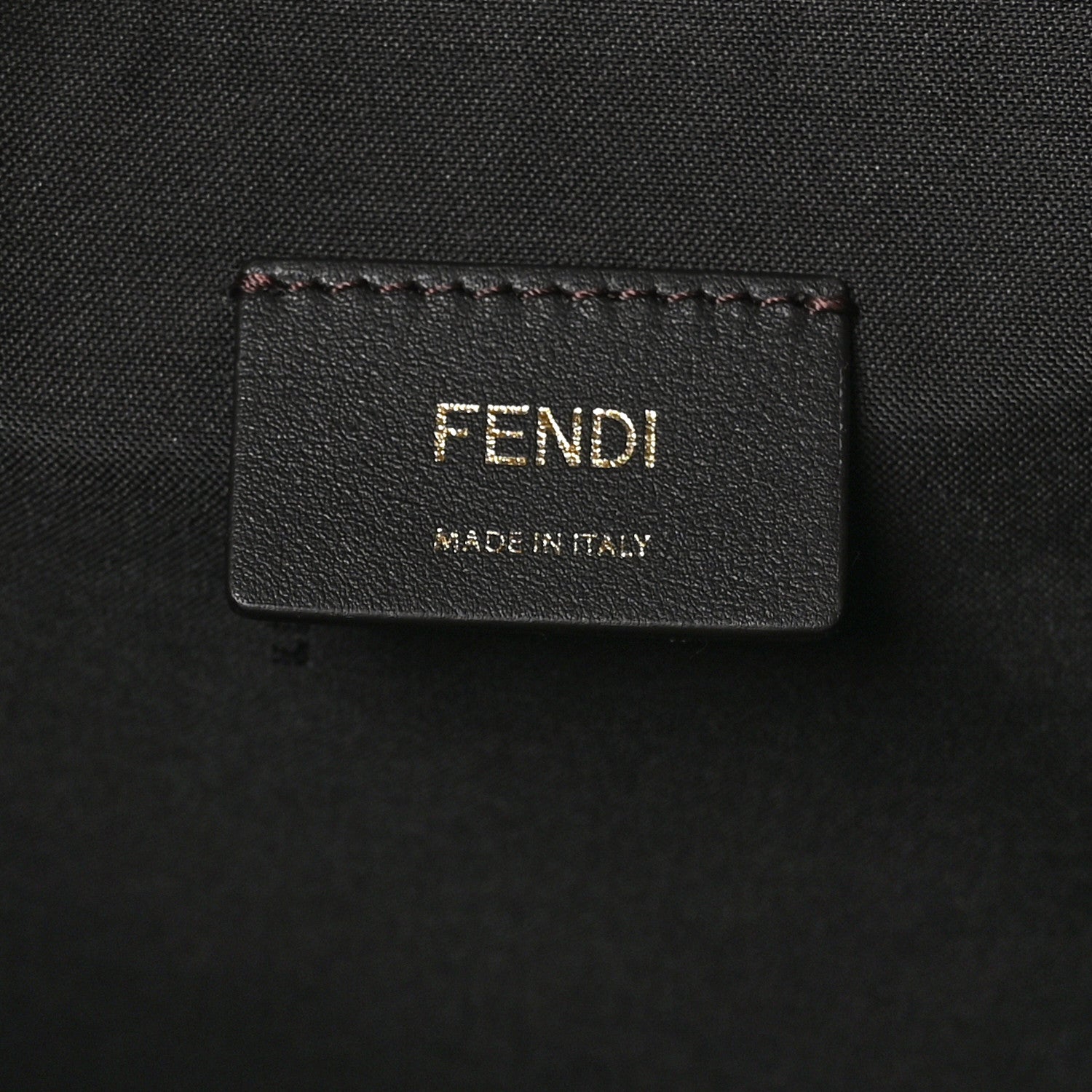 Fendi Fabric Jacquard Vitello Seta Plexiglass Pequin Gingham Large Sunshine Shopper Tote Tobacco Moro Black 6 of 11