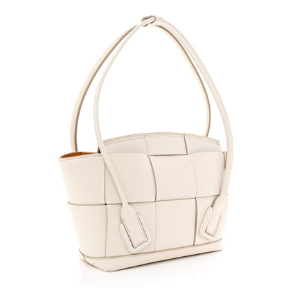 Bottega Veneta Calfskin Maxi Intrecciato Small Arco Bianco 3 of 11