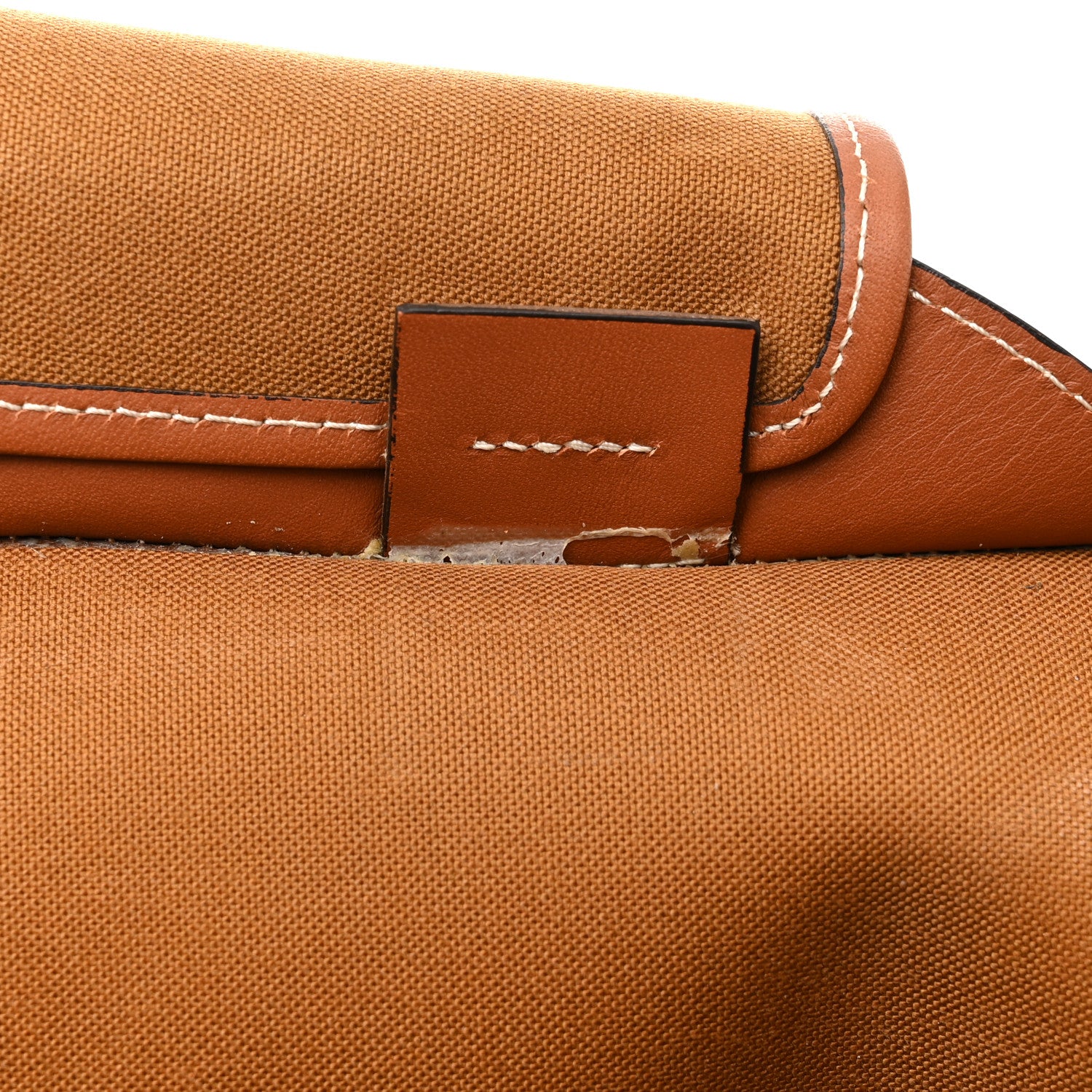 Celine Triomphe Canvas Calfskin Medium Cabas Bag Tan 14 of 19
