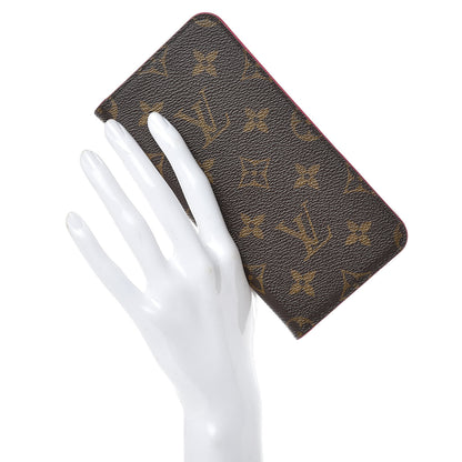 Louis Vuitton Monogram iPhone 7/8 Plus Folio Case Rose Pop 2 of 7