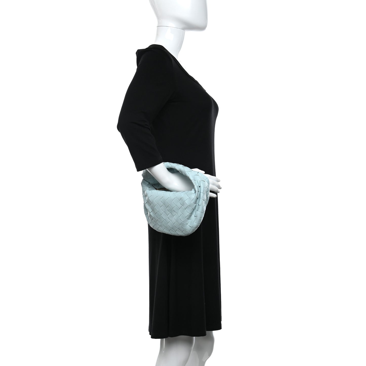 Nappa Intrecciato Mini Jodie Teal Washed