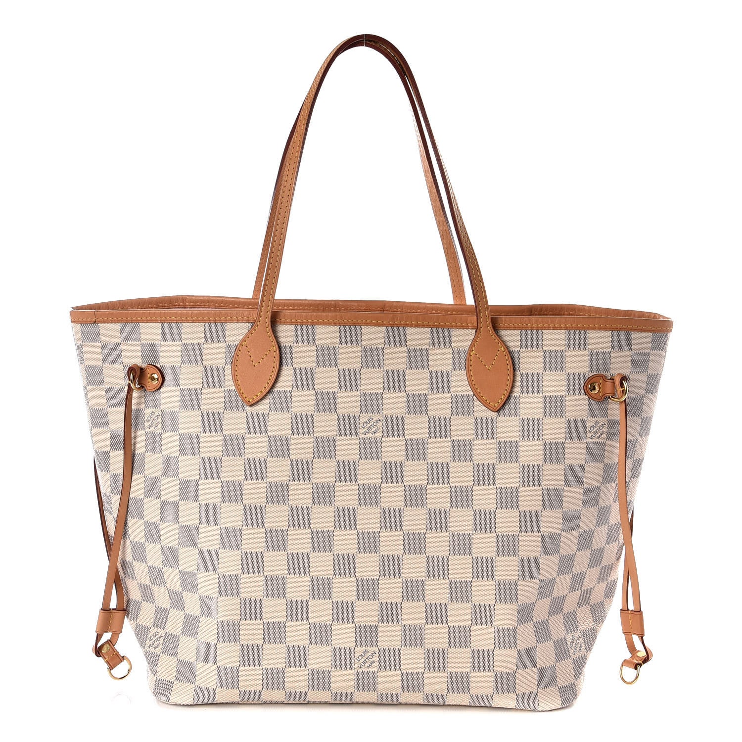 Louis Vuitton Damier Azur Neo Neverfull MM Rose Ballerine 1 of 11