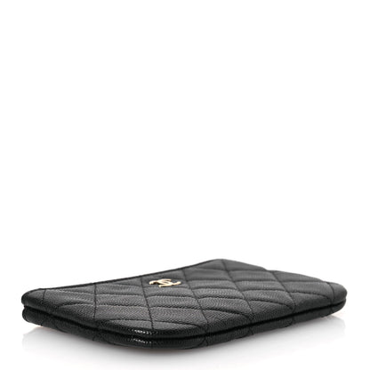Chanel Caviar Quilted Small Cosmetic Case Black 4 of 7