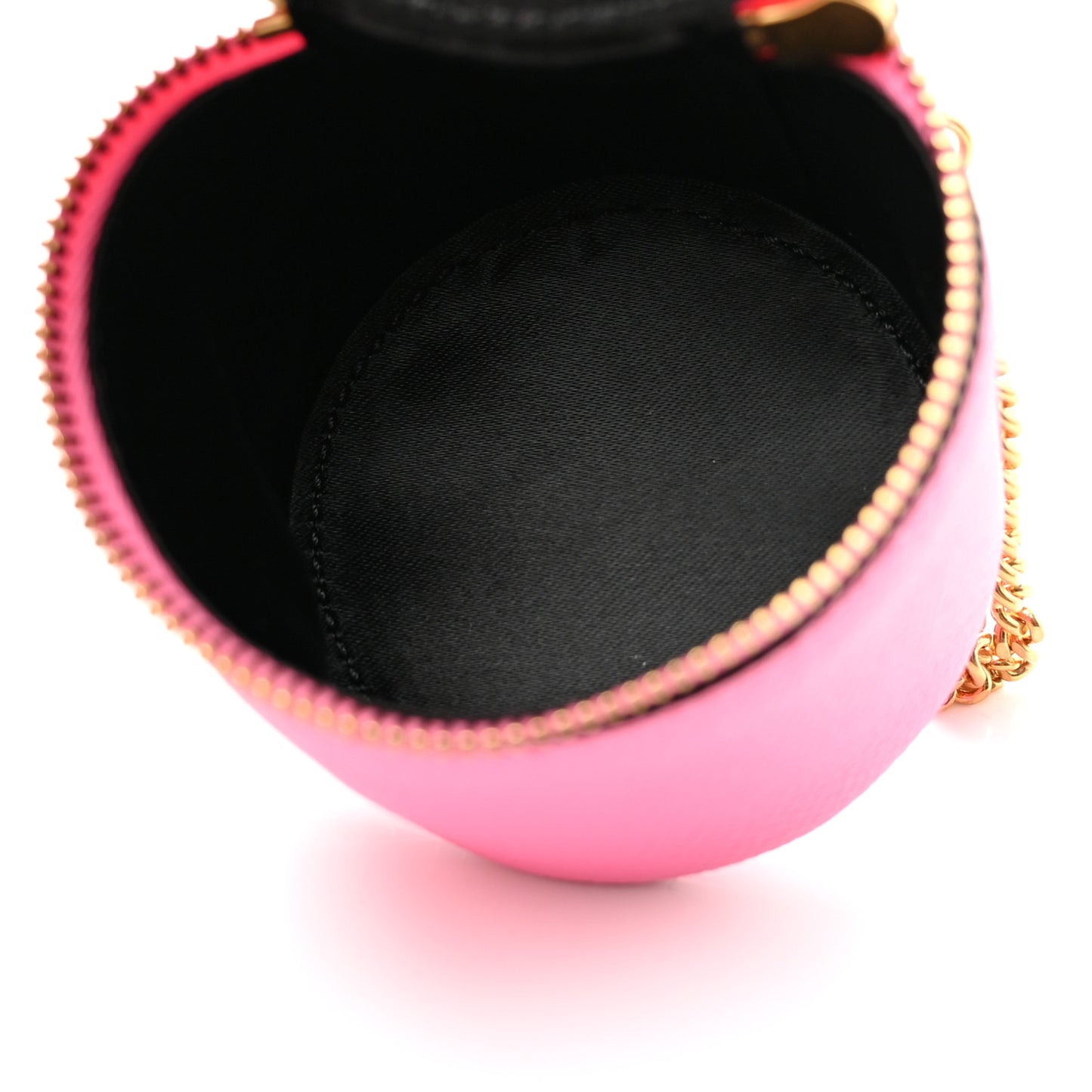 Grained Calfskin VLogo Signature Wash Bag Feminine Pink