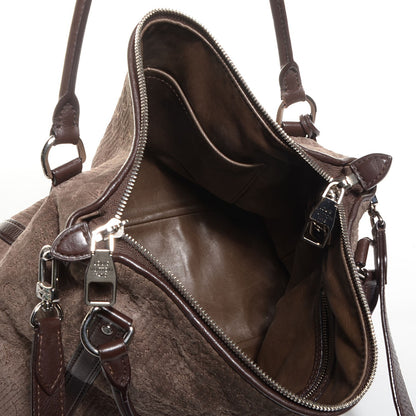 Louis Vuitton Monogram Suede Antheia IXIA PM BBrown 5 of 7